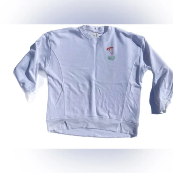 Aerie The Chill Crew Oversized Famous Smiley Pizza
Sweatshirt Medium NWOT - Picture 5 of 16